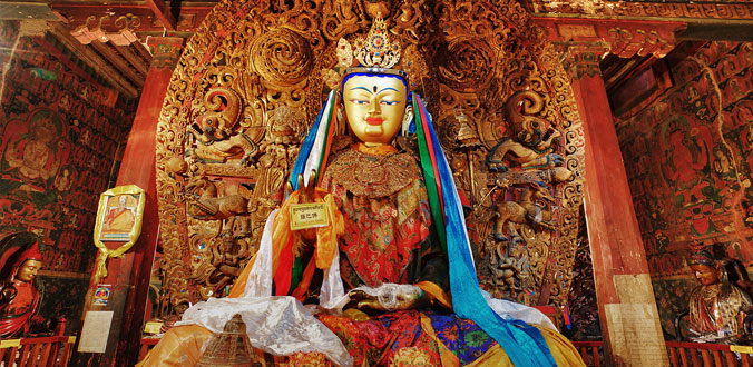 Myriad Buddha Stupa of Tashilumpo Monastery
