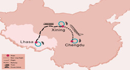 9 Days Chengdu Xining Lhasa Traversing Tour