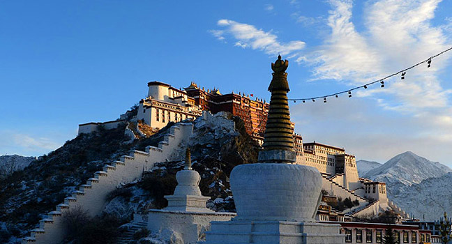 The Potala Palace Sunset